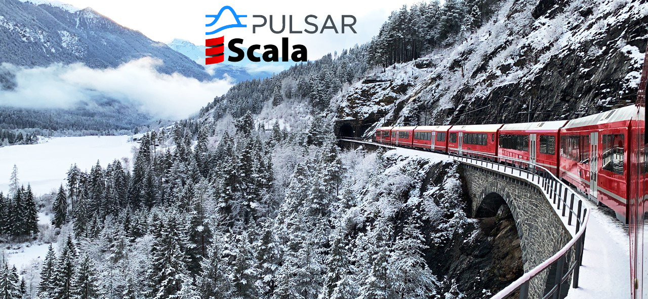 Event-driven railway network based on Pulsar